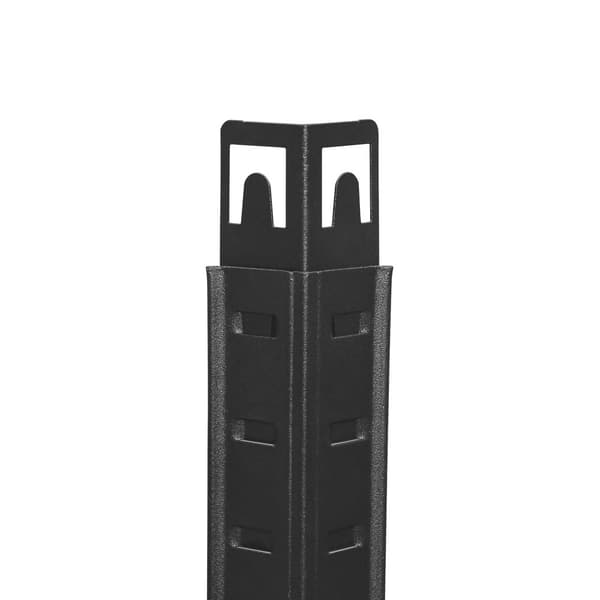 Opbevaringsstativ - Skab med 5 hylder - 150 x 75 x 30 cm - til 400 kg - Industriel - Sort
