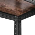 Miniatyrbillede 6 af 7: Opbevaringsstativ - Skab med 5 hylder - 150 x 75 x 30 cm - til 400 kg - Industriel - Sort
