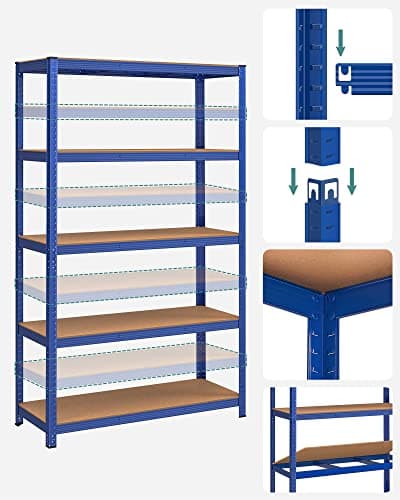Opbevaring - Stilladseringsboks - 200 x 120 x 60 cm - Skattepligtig op til 875 kg - blå