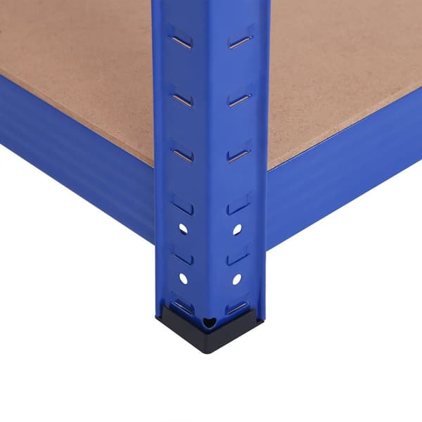 Säilytysteline - 5 säädettävällä hyllyllä - 180 x 90 x 40 cm - 875 kg - sininen
