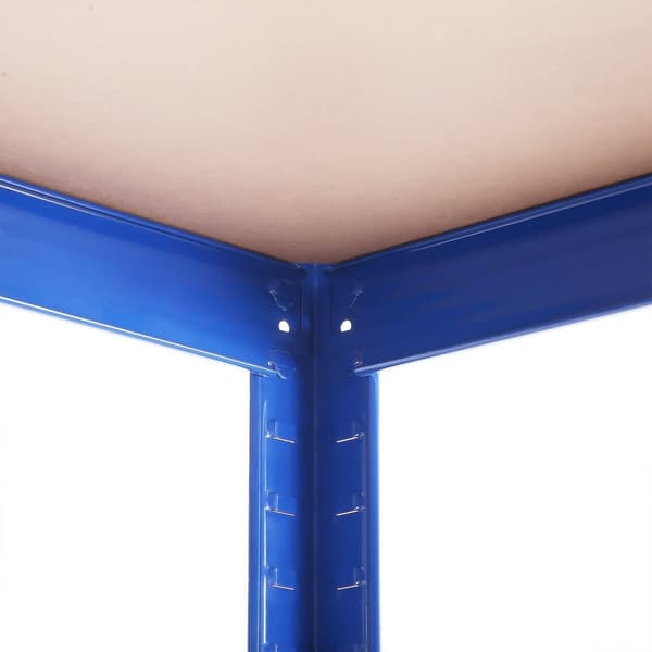 Säilytysteline - 5 säädettävällä hyllyllä - 180 x 90 x 40 cm - 875 kg - sininen