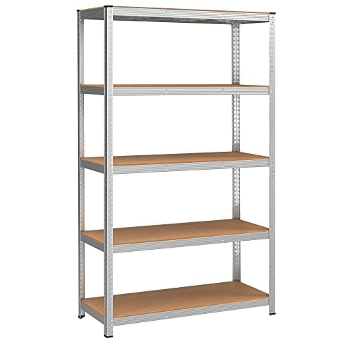 Varastoteline - 5 säädettävällä hyllyllä - 180 x 90 x 40 cm - enintään 875 kg