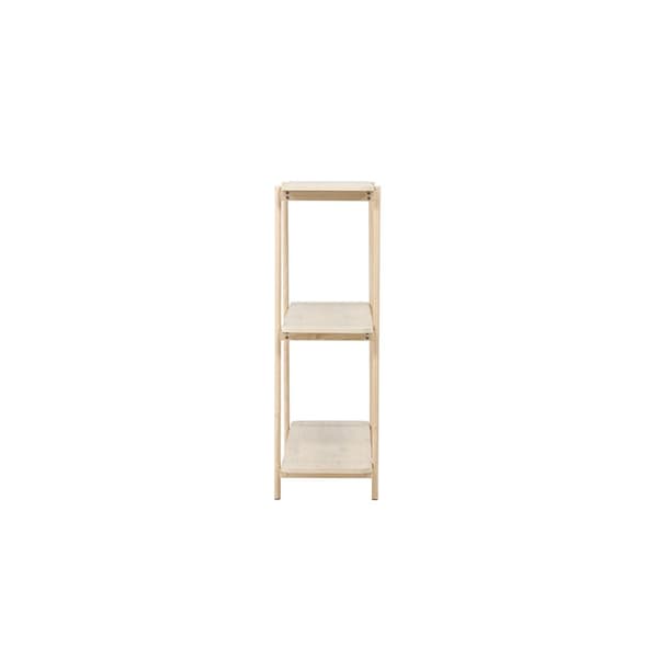 Heim reol 120cm 3 hylder whitewash.