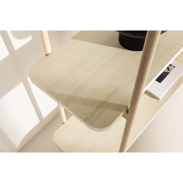 Heim reol 120cm 3 hylder whitewash.