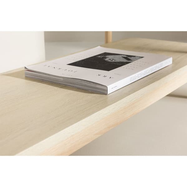 Heim reol 120cm 3 hylder whitewash.
