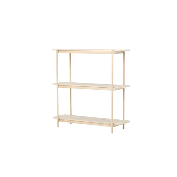 Heim hylle 120 cm 3 hyller whitewash.