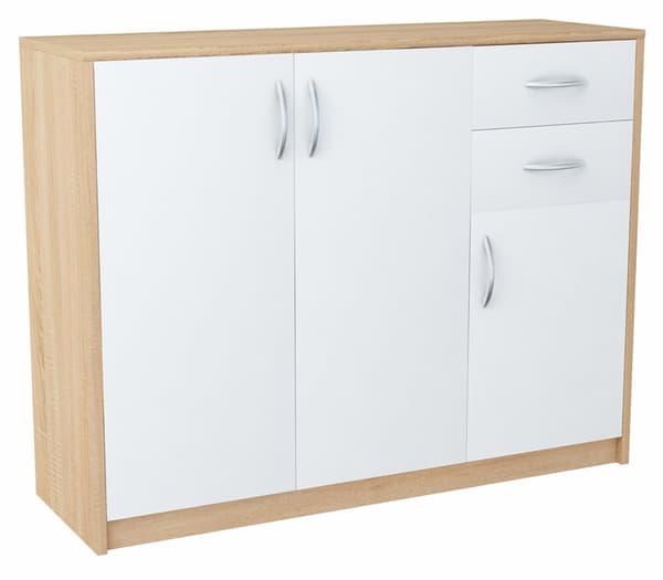 Kommode 3D2S WHITE-SONOMA 110cm skuffer