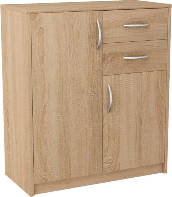 Byrå skåp 2D2S OAK SONOMA lådor hylla
