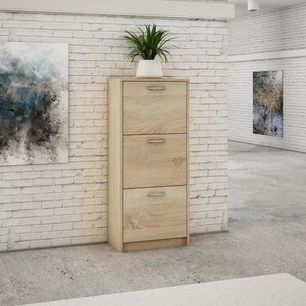 Kenkäkaappikengät 3S OAK SONOMA hyllyteline