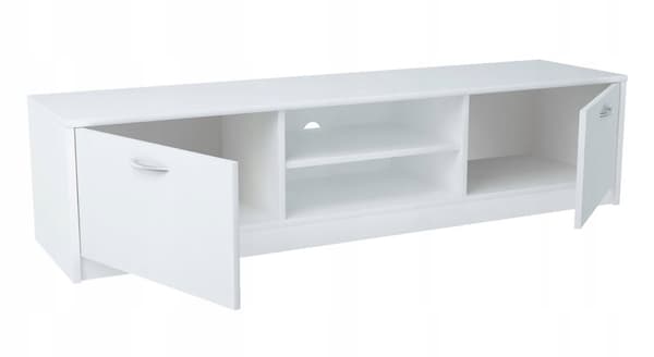 TV bordsskåp 2DC 160cm VIT byrå hylla