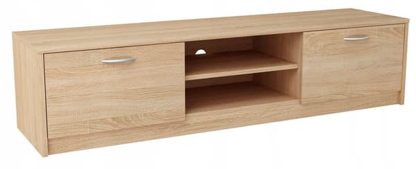 TV-pöytäkaappi 2DC 160cm SONOMA lipastohylly