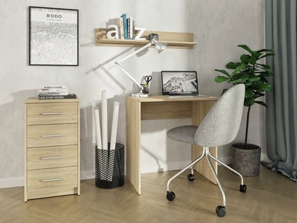 Byrå skåp BODO 4S EK SONOMA 40cm hylla