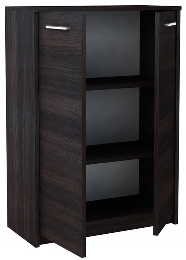 Lipastokaappi BODO 2D2P WENGE Venge-toimistohylly