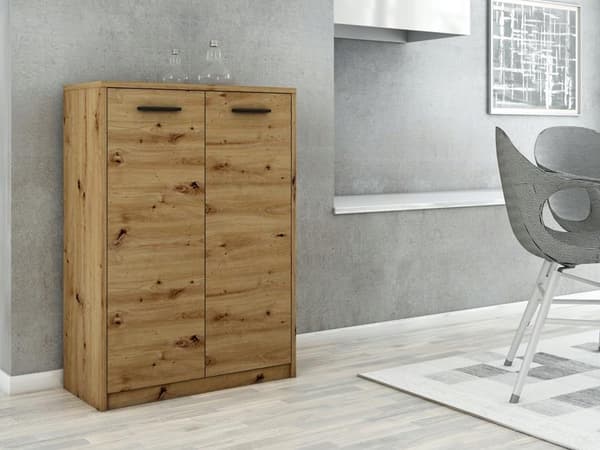 Kommode skab BODO 2D2P ARTISAN OAK kontorhylde