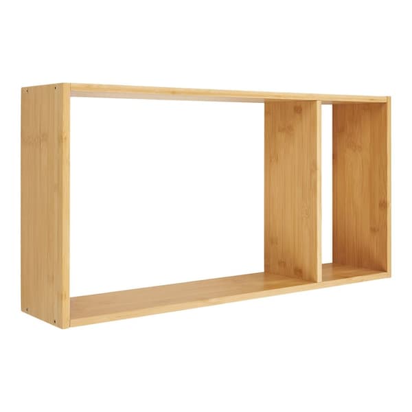 Ember vegghylle 70x15x36 cm natur.