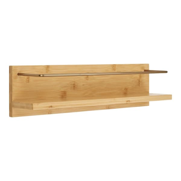 Ember vegghylle 45x10x12 cm natur.