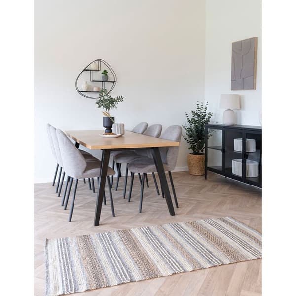 Wrexham vegghylle 3 hyller, 60x12x60 cm svart.