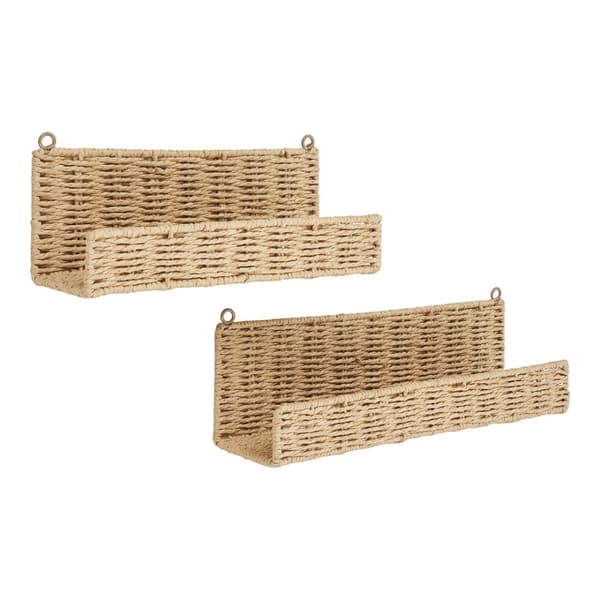 2 x Treviso vegghylle sett av 2 natur.