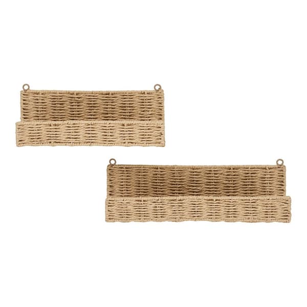 2 x Treviso vegghylle sett av 2 natur.