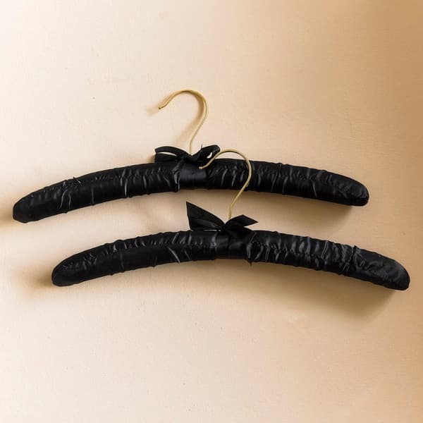 Tøjbøjle | ANITIS | 2 stk. sort | 38x3,5x16cm | 879345