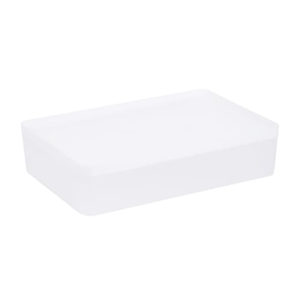 Opbevaringsboks | GIZMO | hvid | 25,5x17x6cm | 883458