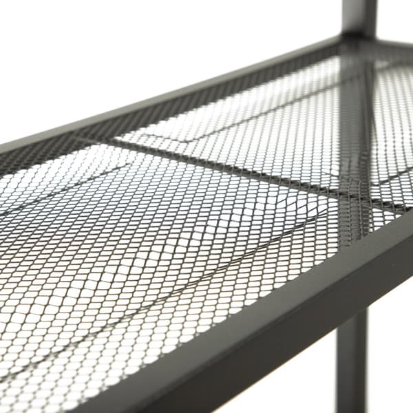 Bokhylla | MALMI | metall svart | 60x35x135cm | 832241