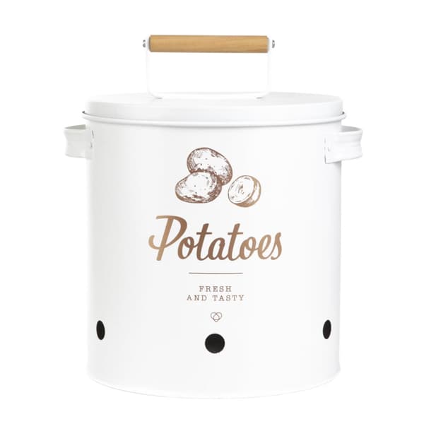 Behållare | YENNIS | för potatis vit | 23x22cm | 872957