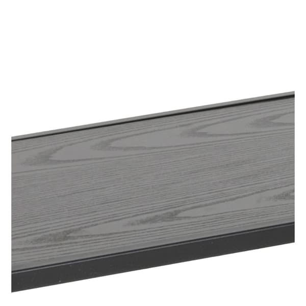 Seaford reol 4 hylder mat sort.