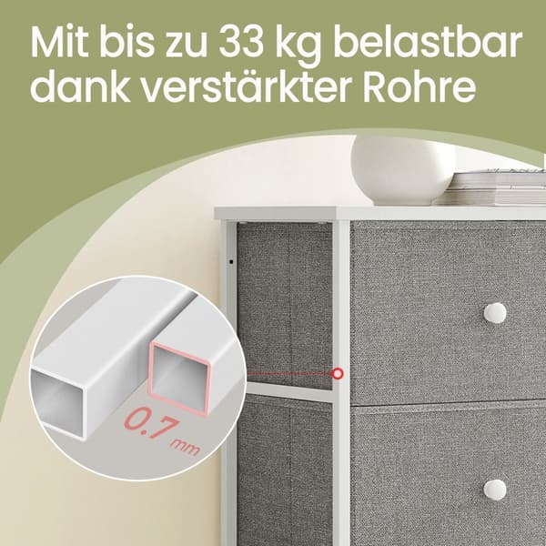 Ladekast, kast, 6 stoffen lades