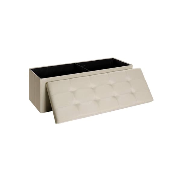 Benk med oppbevaringsplass, 38 x 110 x 38 cm, sitteboks
