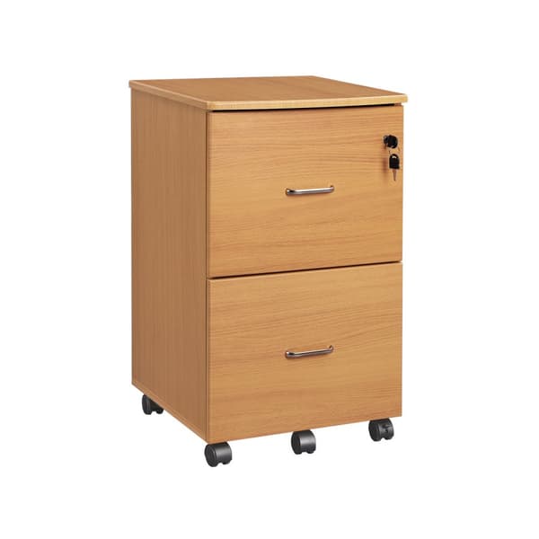 Bøgefarvet mobil container