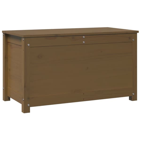 Förvaringslåda honungsbrun 80x40x45,5 cm massiv furu