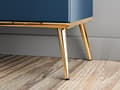 Pikkukuva 7 / 11: FURNLUX VITRIINI SININEN & KULTAINEN 92CM