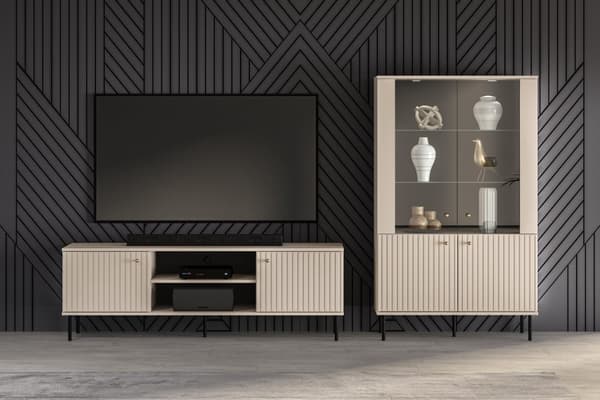 FURNLUX VITRIINI SOPHIE BEIGE 92CM