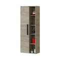 Miniatyrbild 5 av 9: Colonne suspendue 1 porte avec 5 niches de rangement H135 cm