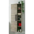 Miniatyrbild 8 av 9: Colonne suspendue 1 porte avec 5 niches de rangement H135 cm