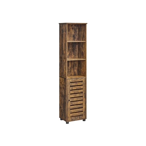 Badrumsskåp vintage brun