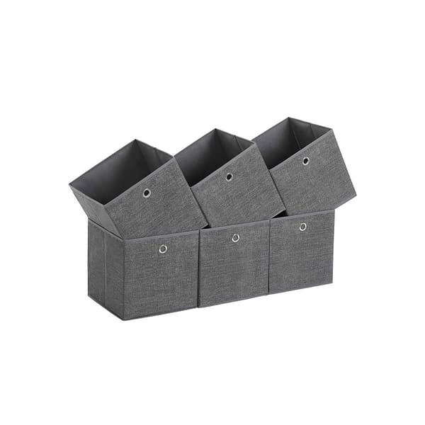 Set med 6 förvaringslådor
