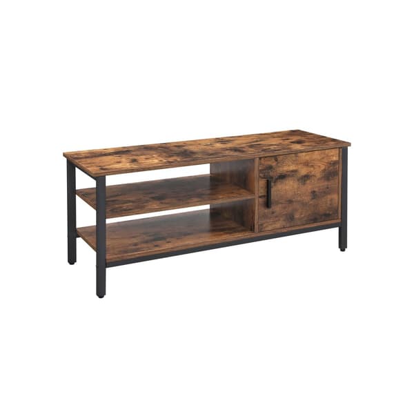 TV-bänk med skåp industriell stil