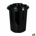 Miniatyrbillede 1 af 2: Rubbish Bin Dem Hop Black 70 L (3 Units)