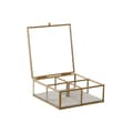 Miniatyrbild 2 av 3: Jewelry box DKD Home Decor Green Light grey Metal Crystal 15 x 15 x 5,5 cm (2 Units)