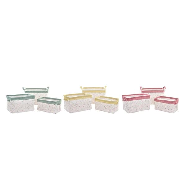 Basket set DKD Home Decor 35 x 21 x 20 cm