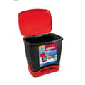 Miniatyrbillede 2 af 2: Waste bin Vileda ECO-LOGIC polypropylene 39 L Black Red Red/Black