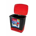 Miniatyrbillede 1 af 2: Waste bin Vileda ECO-LOGIC polypropylene 39 L Black Red Red/Black
