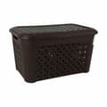 Miniatyrbillede 2 af 2: Laundry Basket Tontarelli Arianna With lid Black 48,3 L (6 Units)