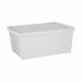 Miniatyrbillede 2 af 3: Storage Box with Lid Stefanplast Elegance White Plastic 29 x 17 x 39 cm (6 Units)