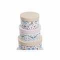 Miniatyrbild 2 av 3: Set of Stackable Organising Boxes DKD Home Decor animals Circular Flowers Cardboard (37,5 x 37,5 x 18 cm)