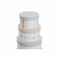 Miniatyrbillede 2 af 3: Set of Stackable Organising Boxes DKD Home Decor Multicolour Cardboard 37,5 x 37,5 x 18 cm