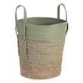 Miniatyrbillede 2 af 9: Set of Baskets 42 x 42 x 48 cm Mint Natural Fibre (3 Pieces)