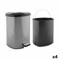 Miniatyrbild 1 av 4: Pedal bin Berilo D002-2 Dark grey Plastic 20 L (4 Units)